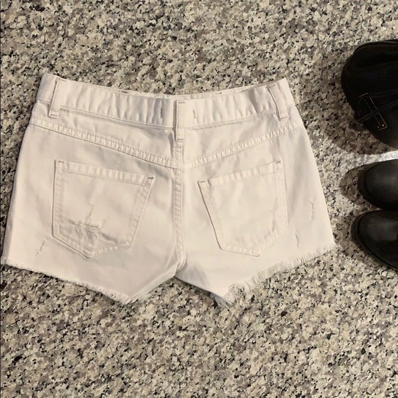 Free people white denim shorts - Picture 4 of 4